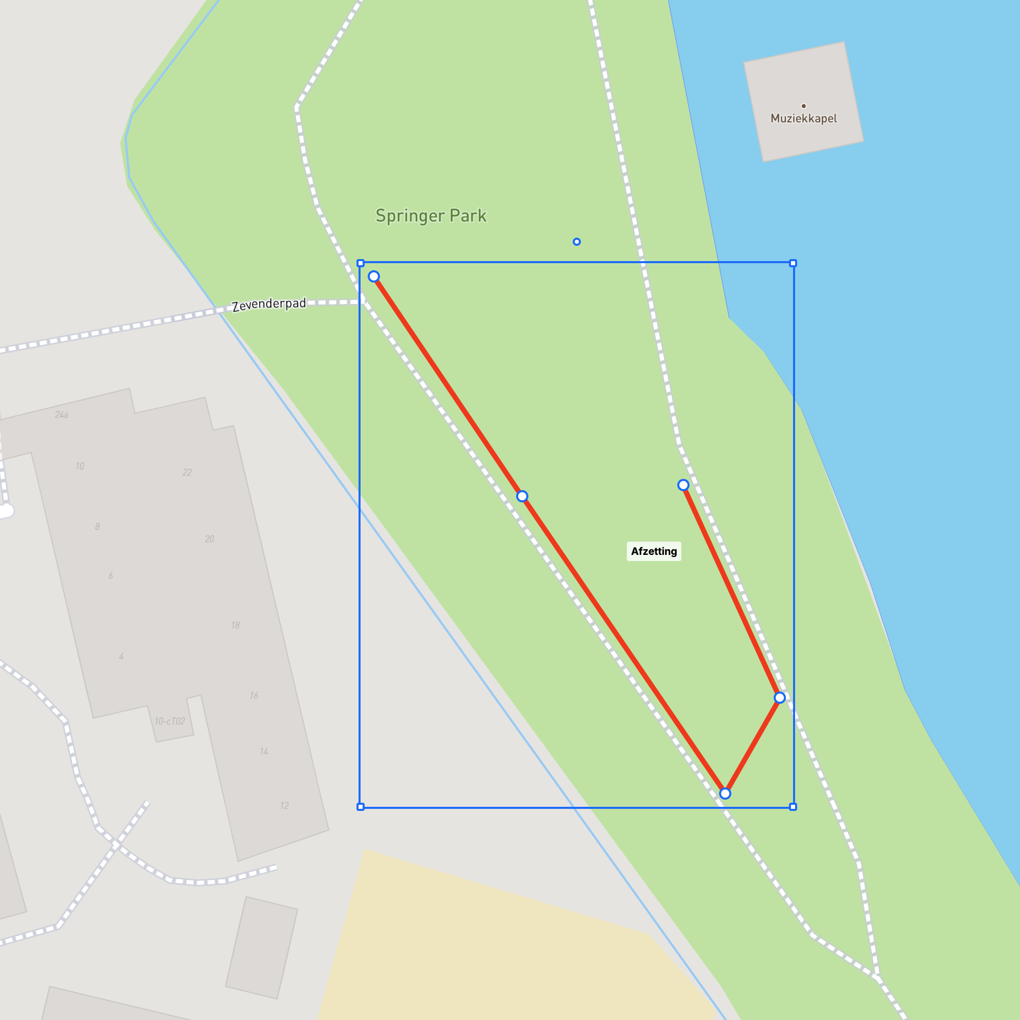 Screenshot of Eventplot showing icons on a map